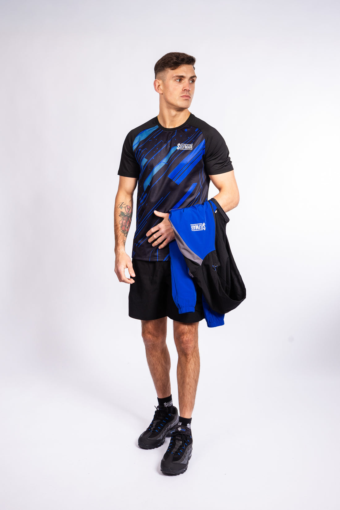 Momentum Graphic Tee – Blue/Black