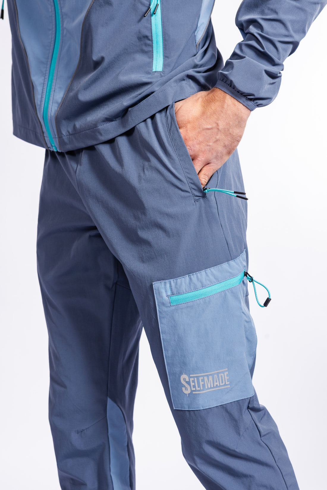 Hybrid Shell Pants - Turquoise