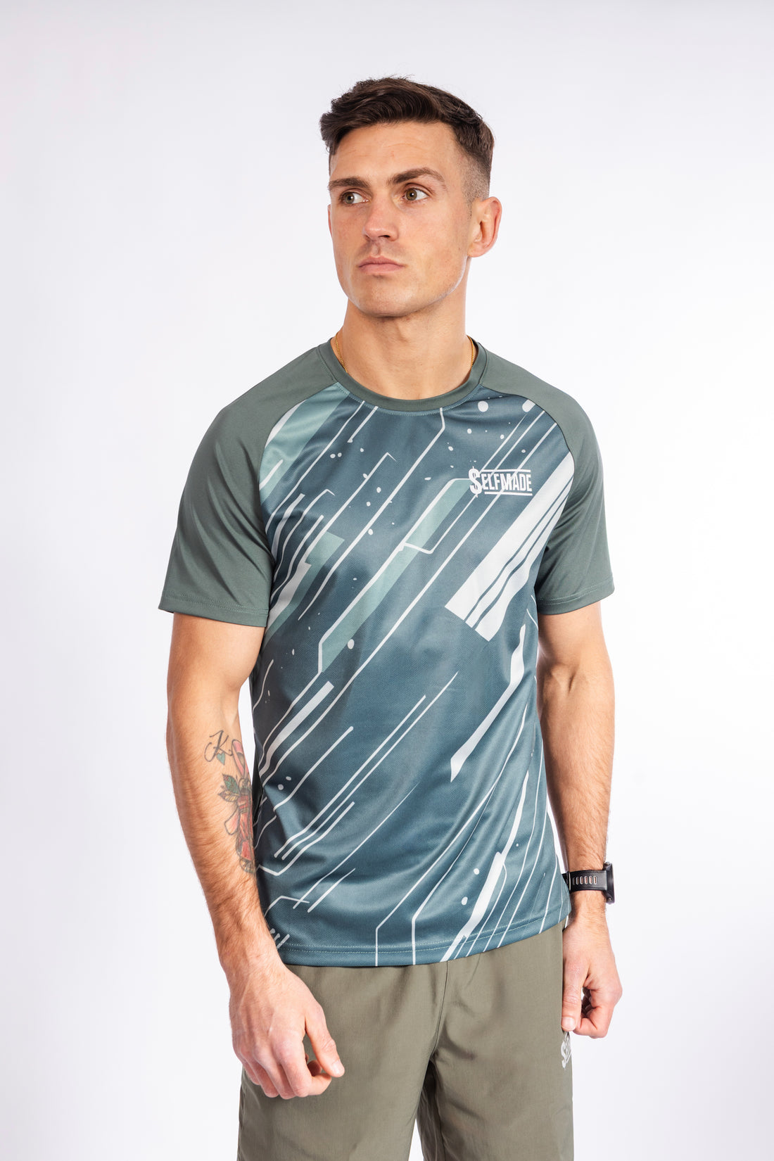 Momentum Graphic Tee – Khaki