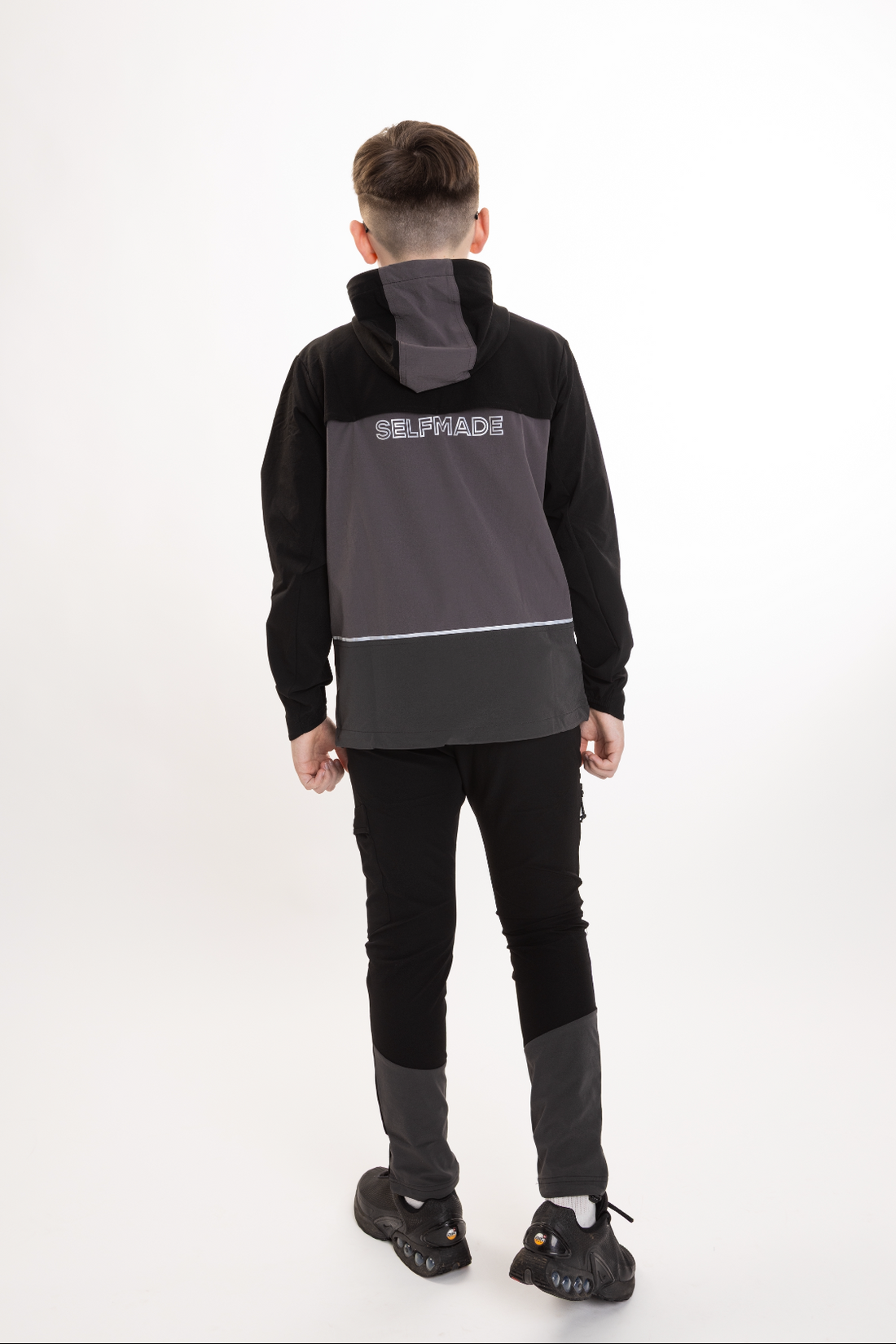 Junior Reflect Black/Grey Surge Jacket