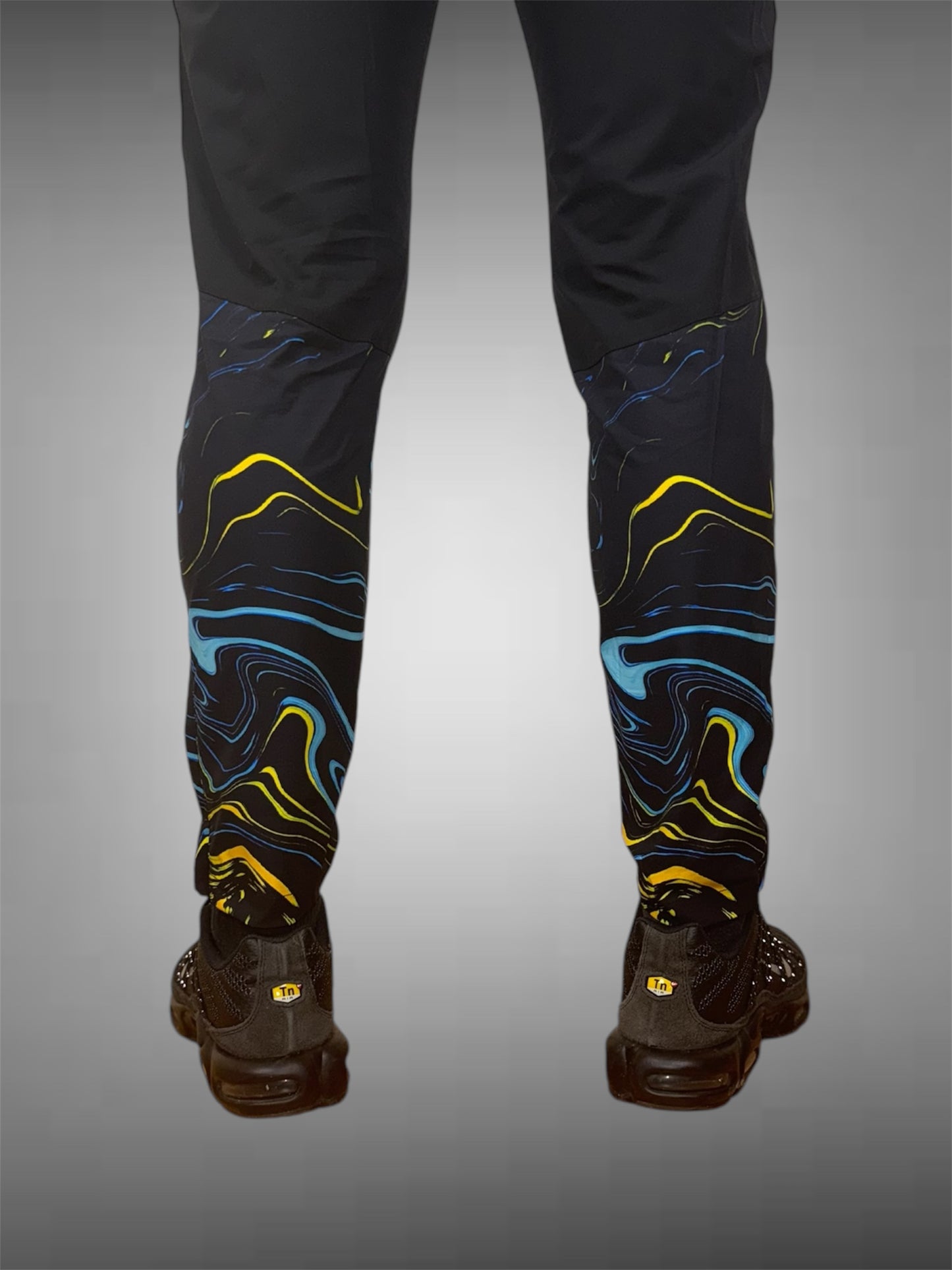 BLUE/YELLOW REFLECT WINDBREAKER PANTS