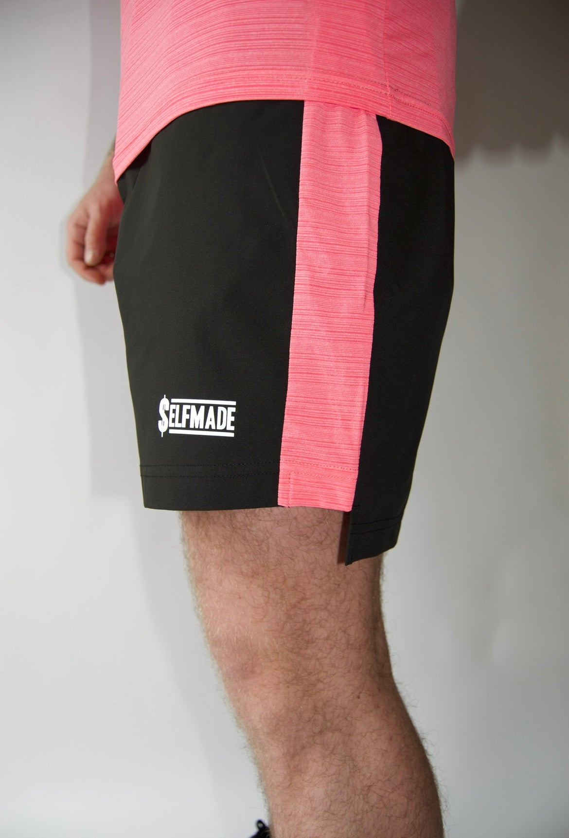 Reflective shorts black/pink