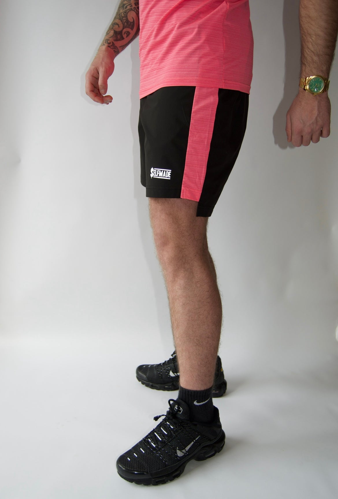 Reflective shorts black/pink